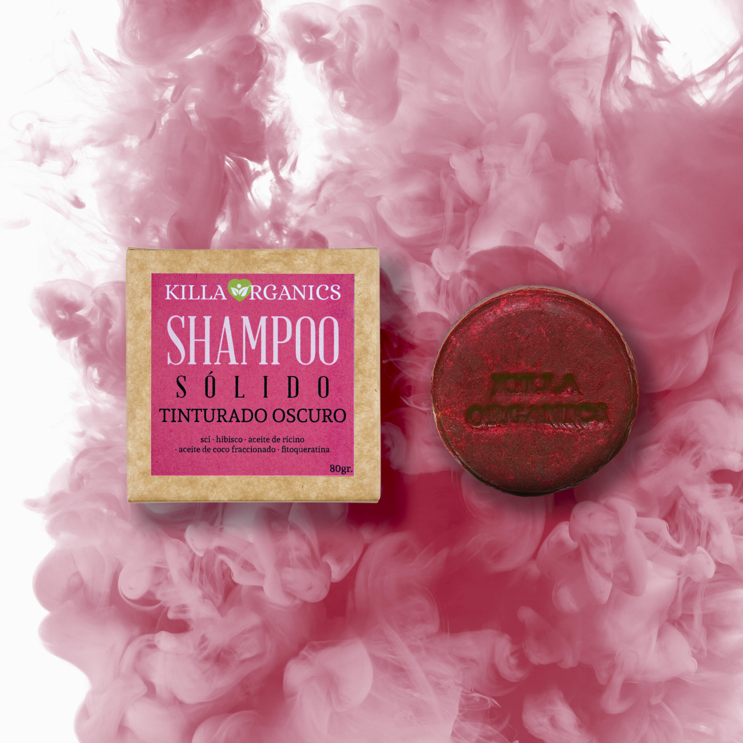 Shampoo Sólido Tinturado Oscuro